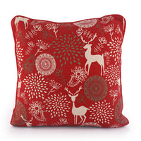 Reindeer Print Cushion Cover