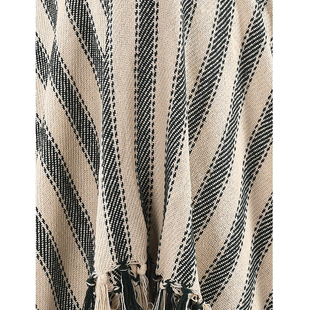 Striped Sofa Throw- sashaaworld