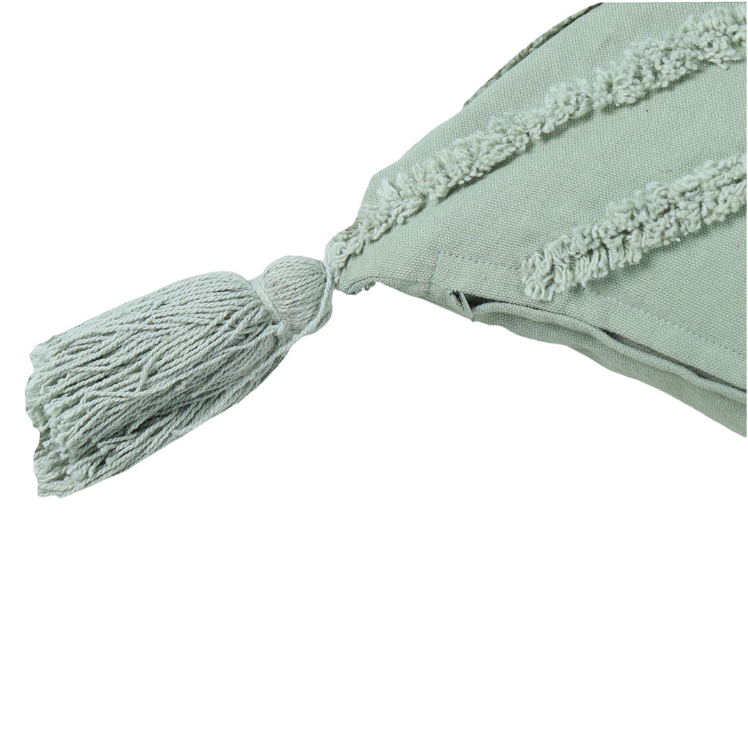 Green X-Tufted Cushion Cover - Sashaa World