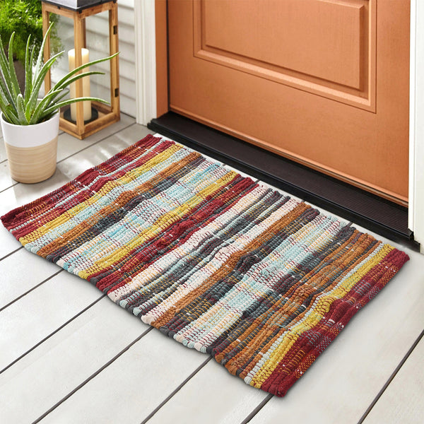 Recycled Handmade Chindi Rug- Sashaaworld