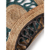 Multi-Patterned Jute Rug with Cutout Detail