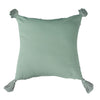 Green X-Tufted Cushion Cover