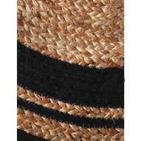 Round Jute Rug With Tassels- sashaaworld