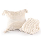 Cotton Tufted Throw Blanket