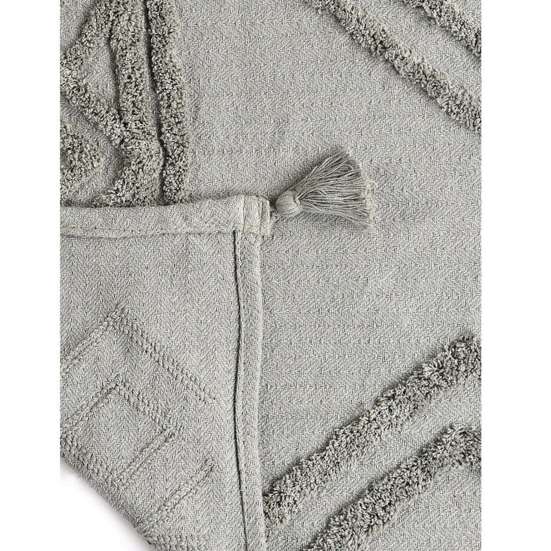 Cotton Tufted Throw Blanket