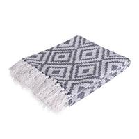 Diamond Pattern Woven Throw