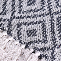 Diamond Pattern Woven Throw