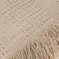 Neutral Cotton Throw