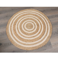 Round Jute Rug- sashaaworld