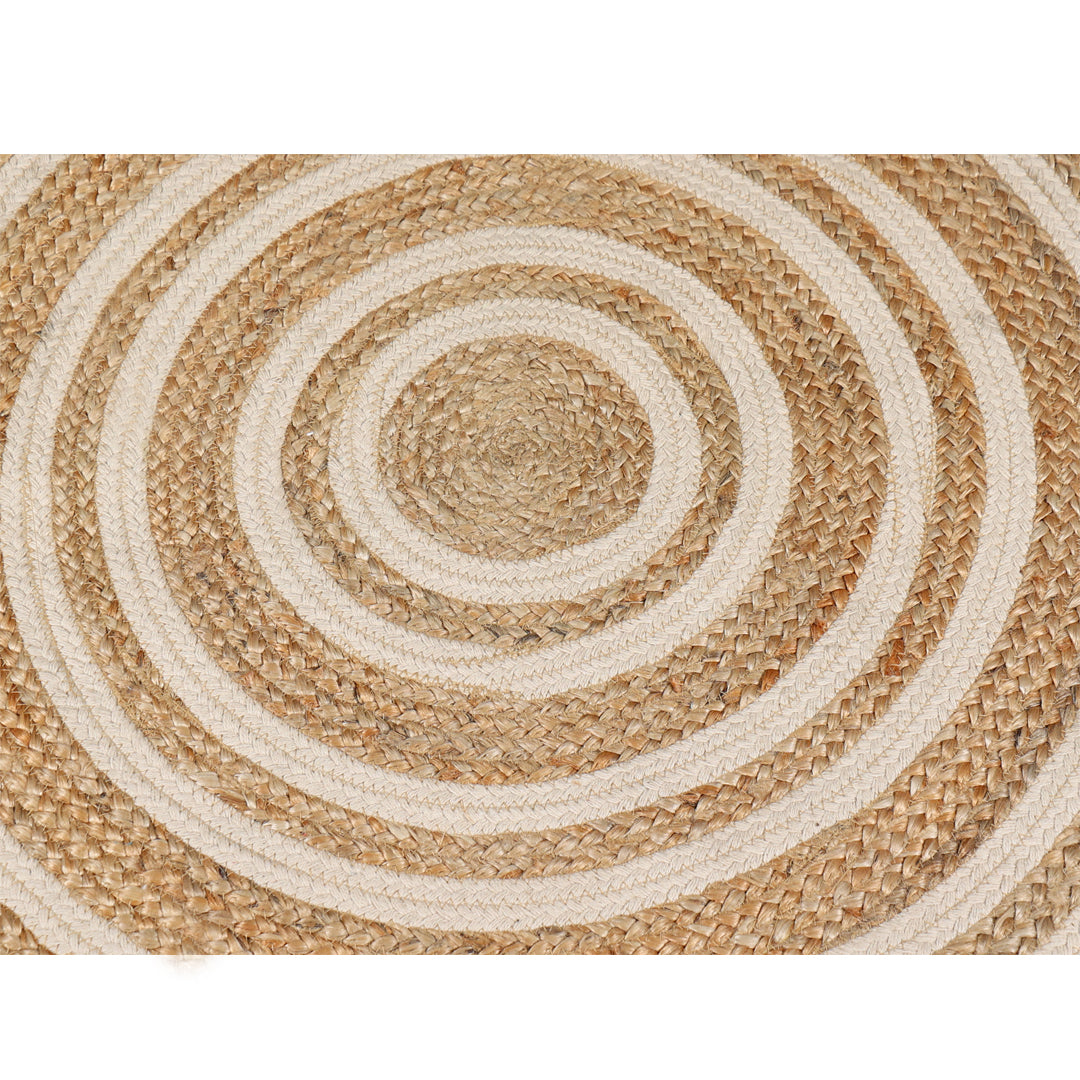 Round Jute Rug- sashaaworld