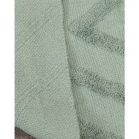 Cotton Tufted Rug in Green- Sashaa World