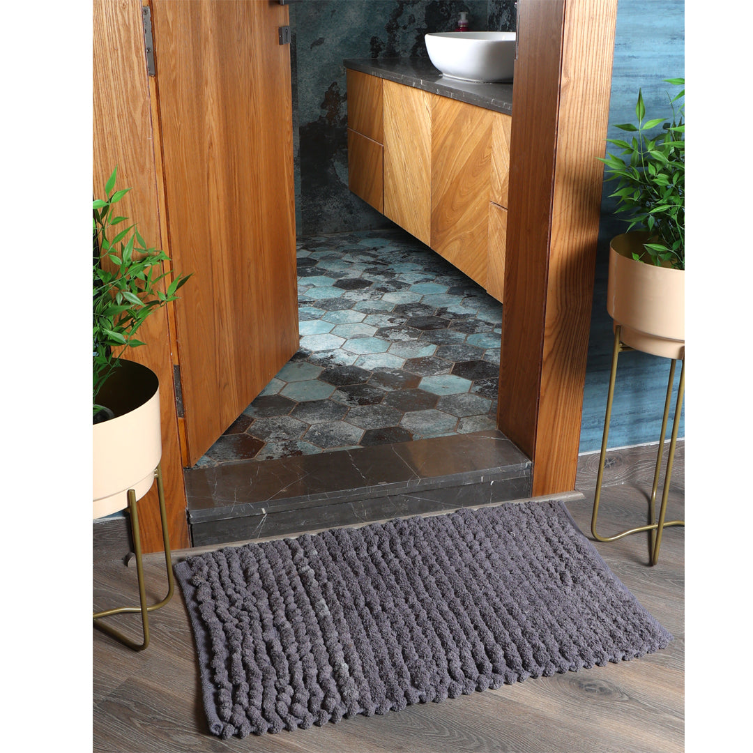 Bubble Bathmat - Charcoal