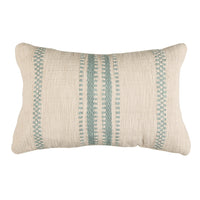 Blue-Striped Lumbar Cushion