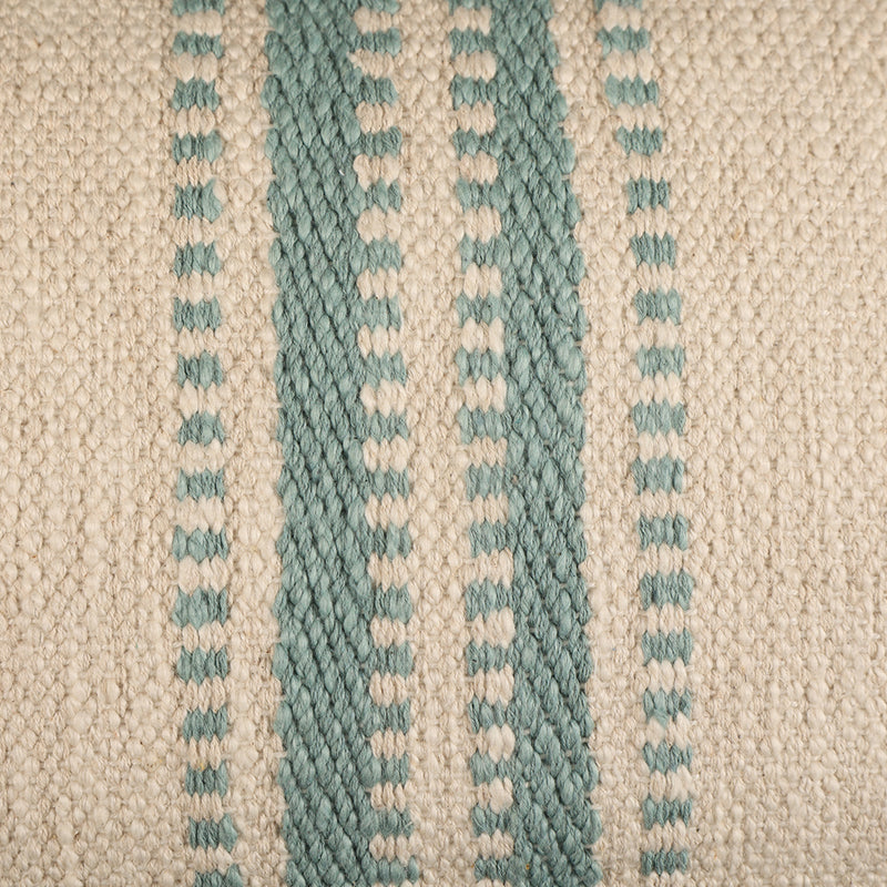 Blue-Striped Lumbar Cushion