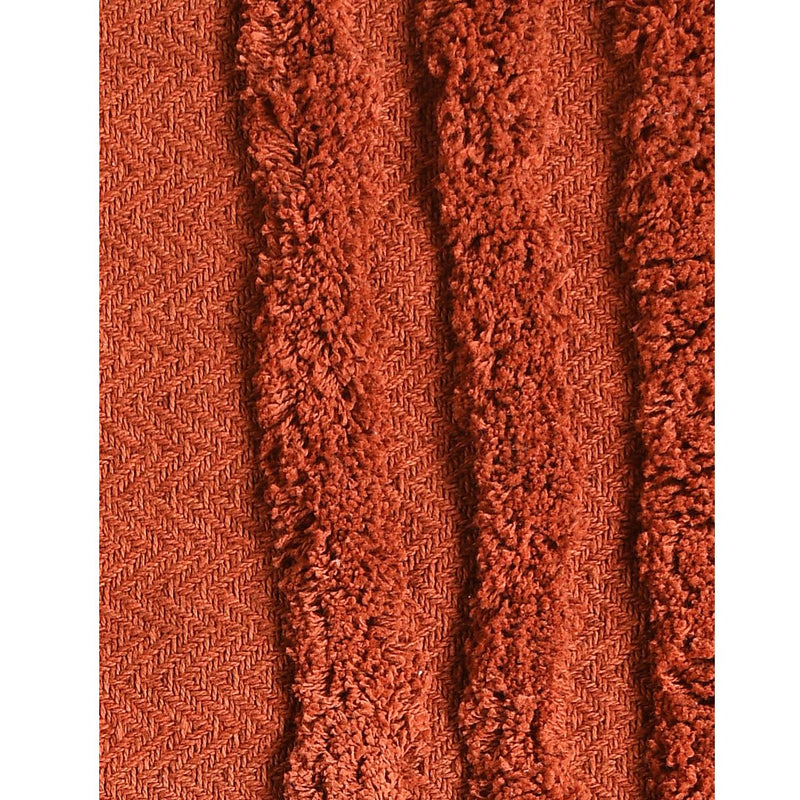 Cotton Tufted Throw Blanket