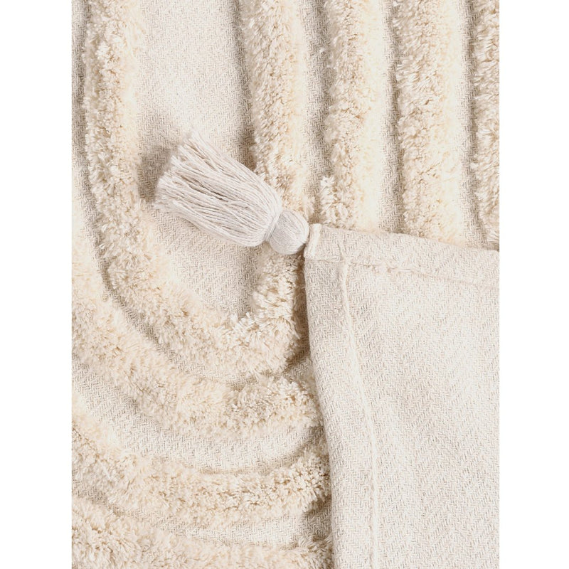 Cotton Tufted Throw Blanket