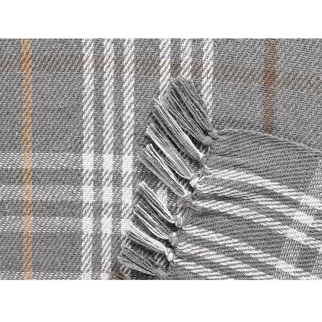 Cotton Check Throw