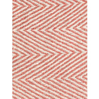 Spring-Hued Chevron Throw