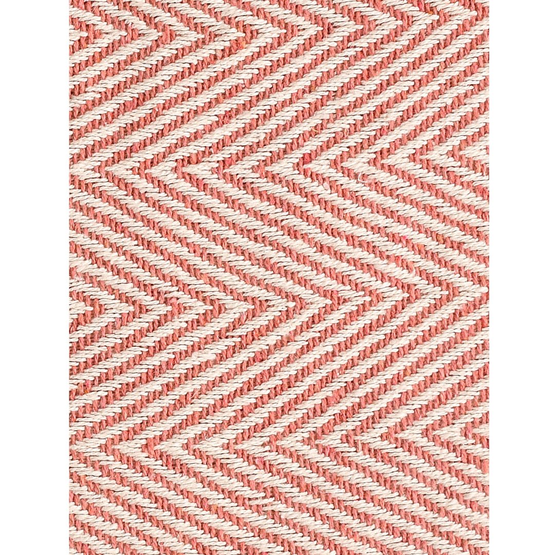 Spring-Hued Chevron Throw Blush Pink- sashaaworld