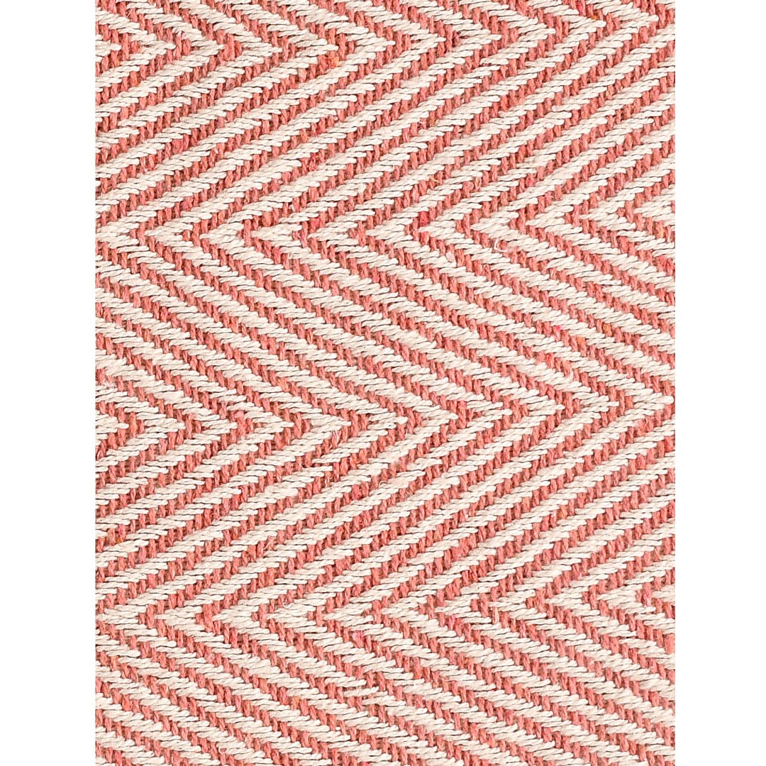 Spring-Hued Chevron Throw