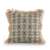 Printed Cushion with Fringe Cover