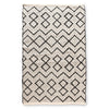 Diamond and Chevron Pattern Cotton Rug