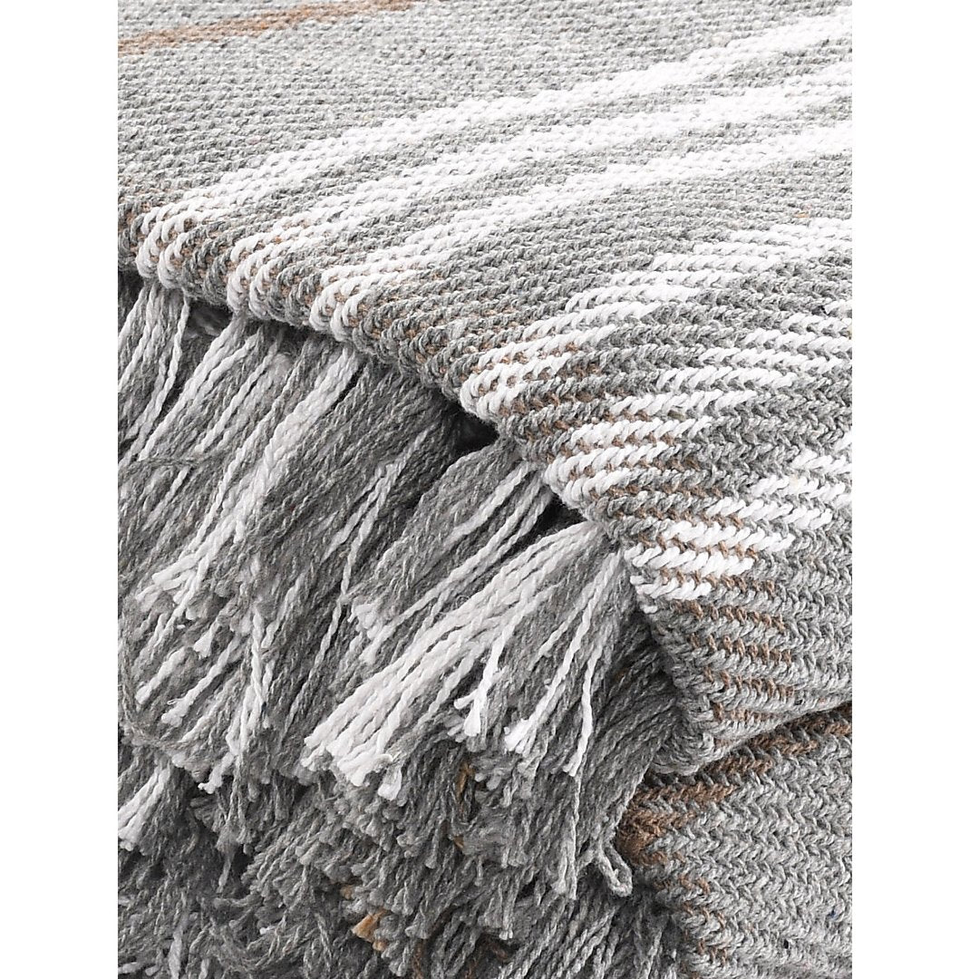 Cotton Check Throw- Sashaa World
