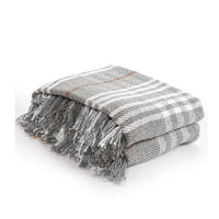 Cotton Check Throw- Sashaa World