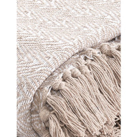 Nature-Inspired Herringbone Throw Blanket