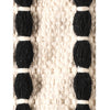 Black Striped Scatter Rug