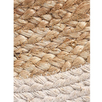 Round Jute Rug With Tassels- sashaaworld