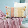 Pastel Hued Abstract Cushion