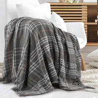 Cotton Check Throw- Sashaa World