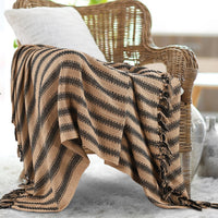 Striped Sofa Throw- sashaaworld