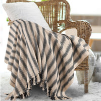 Striped Sofa Throw