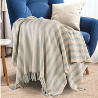 Striped Sofa Throw