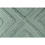 Green X-Tufted Cushion Cover