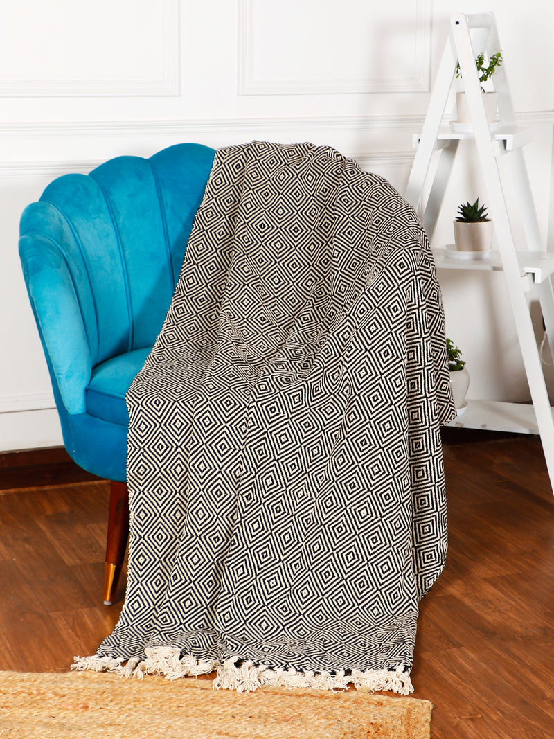 Cotton Diamond Throw