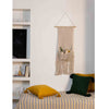 Macramé Wall Hanging with Magazine Holder