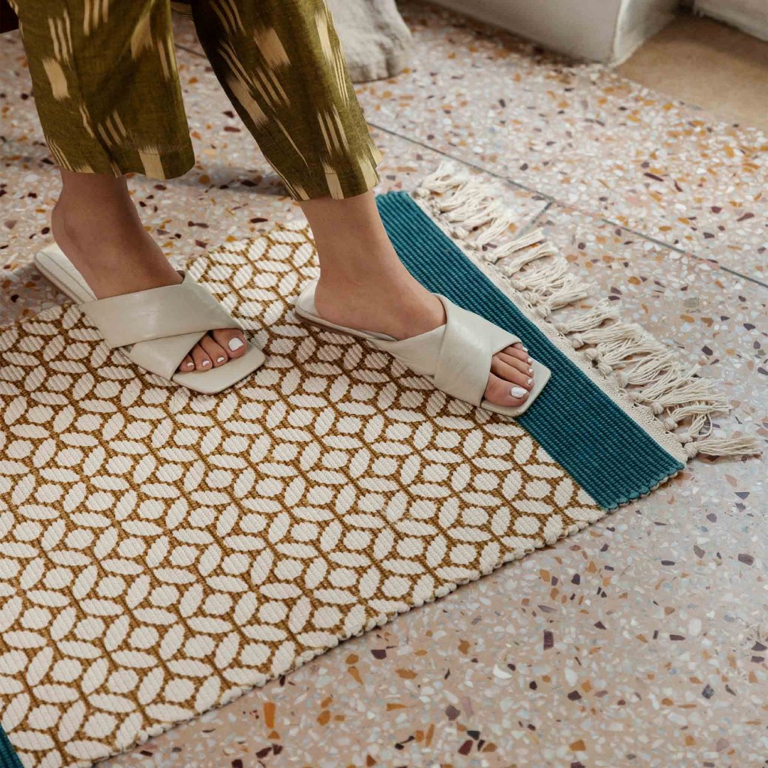 Coin Patterned Rug