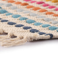 Multi-Coloured Striped Rug