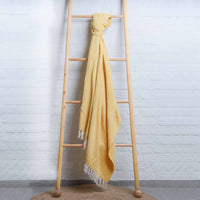 Yellow Soft Throw