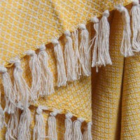 Yellow Soft Throw