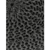 Knitted Pouf in Dark Grey