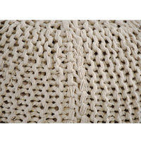 Knitted Pouf Cream