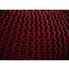 Knitted Pouf Wine