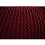 Knitted Pouf Wine