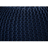 Knitted Pouf Blue