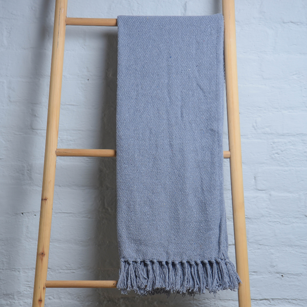 Solid Grey Throw - Sashaaworld