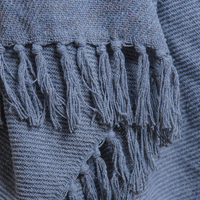 Solid Grey Throw - Sashaaworld